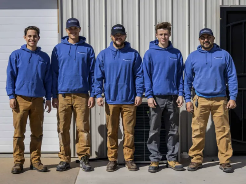 Temperature Engineering technicians at work