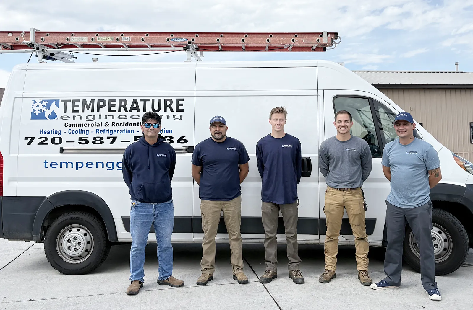 Temperature Engineering crew group photo